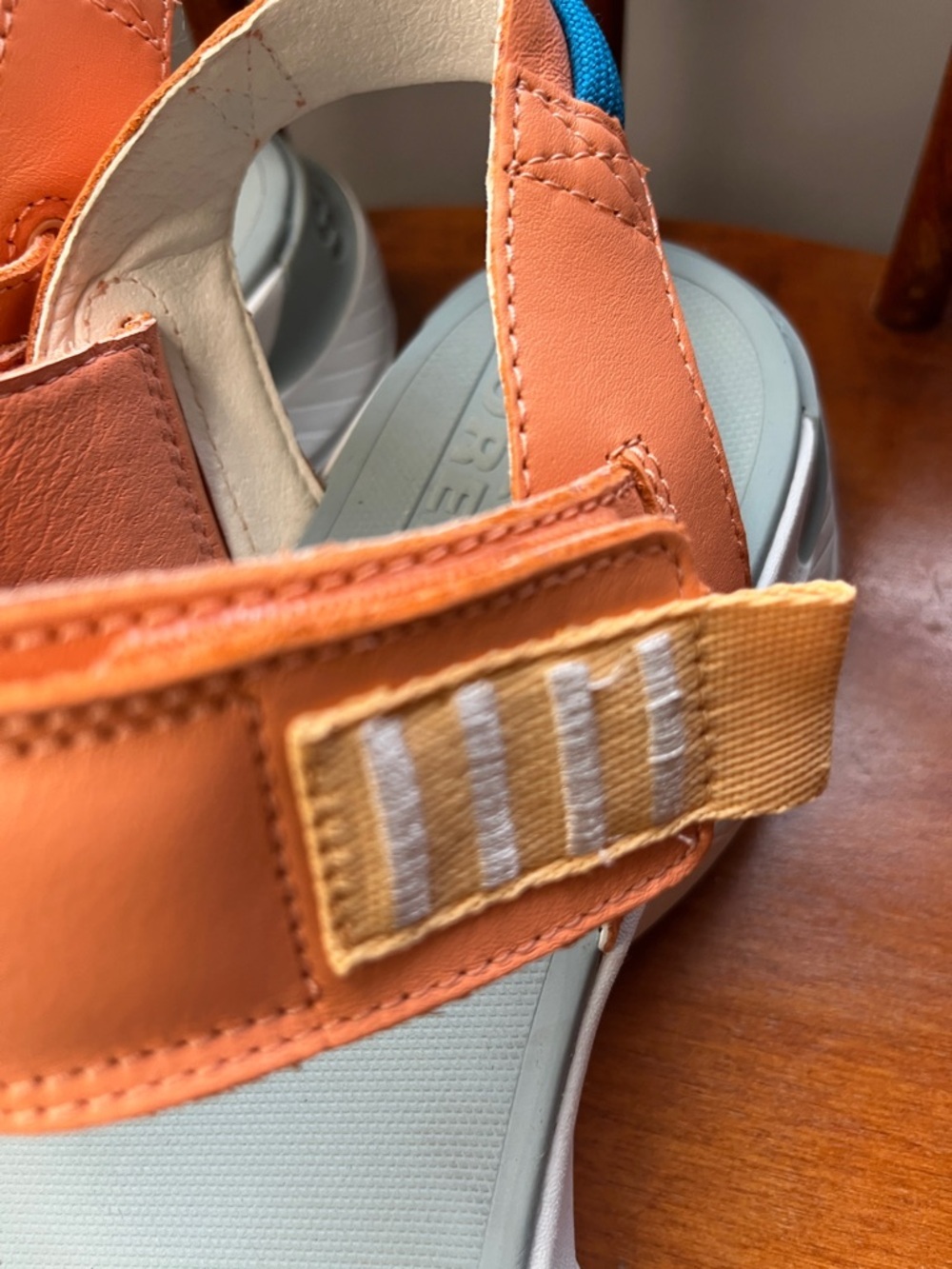 Sorel Women's Explorer Blitz Stride Sandals in the Paradiso/Peach Sea Salt Sz 10 - Picture 10 of 12